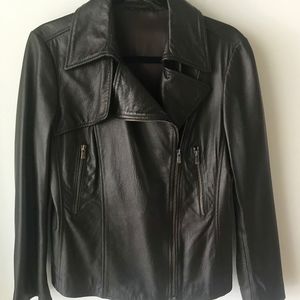 Custom made Italian leather jacket